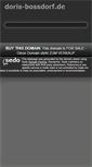 Mobile Screenshot of doris-bossdorf.de